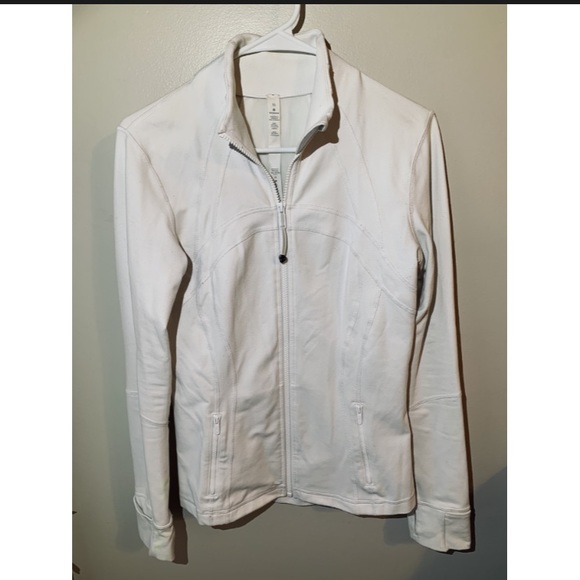 Lululemon White Define Jacket Long Sleeve - Picture 9 of 10